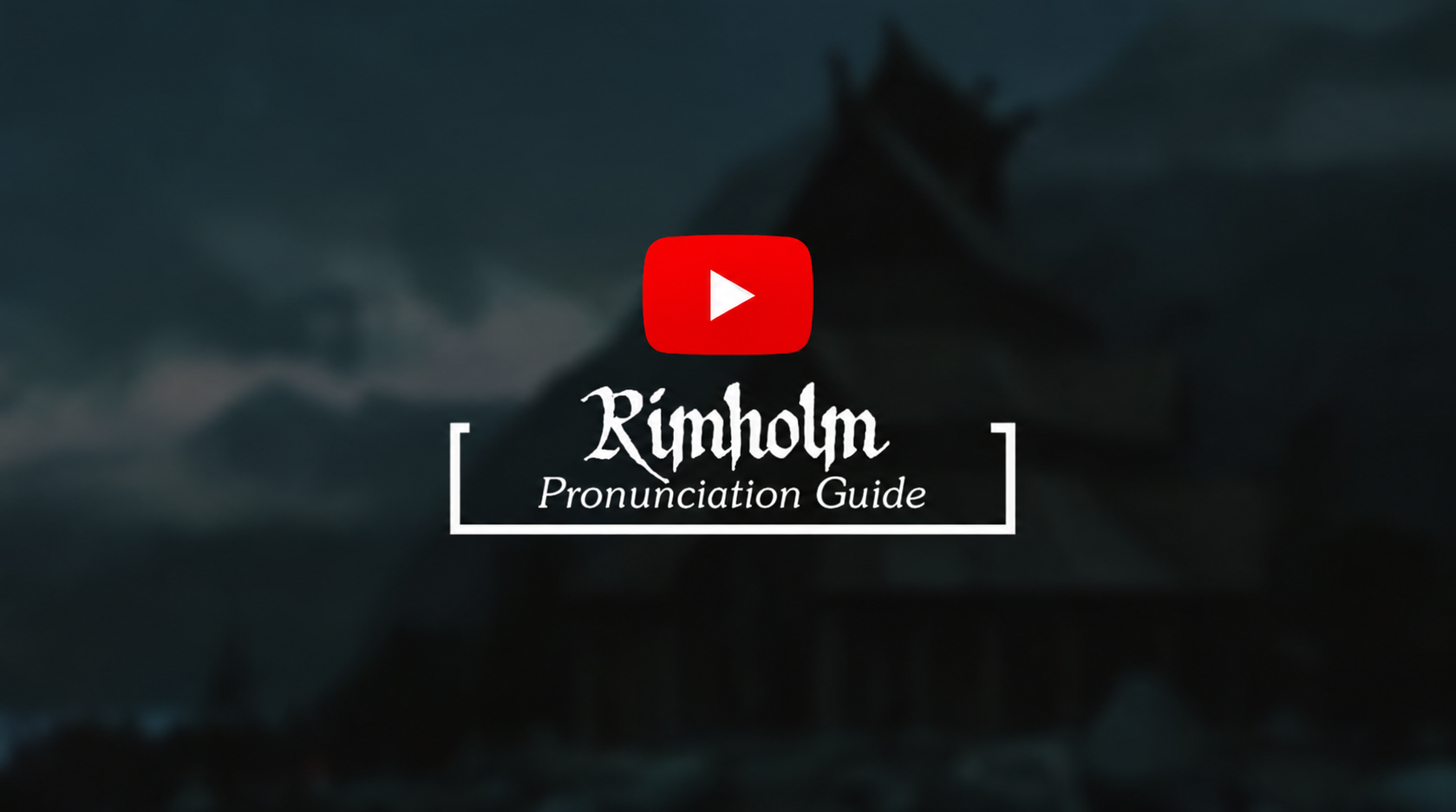 Thumbnail for the Rimholm Pronunciation Guide video